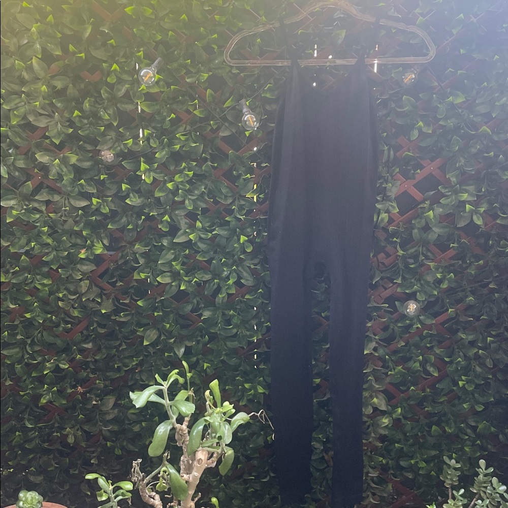Black Sleeveless Jumpsuit